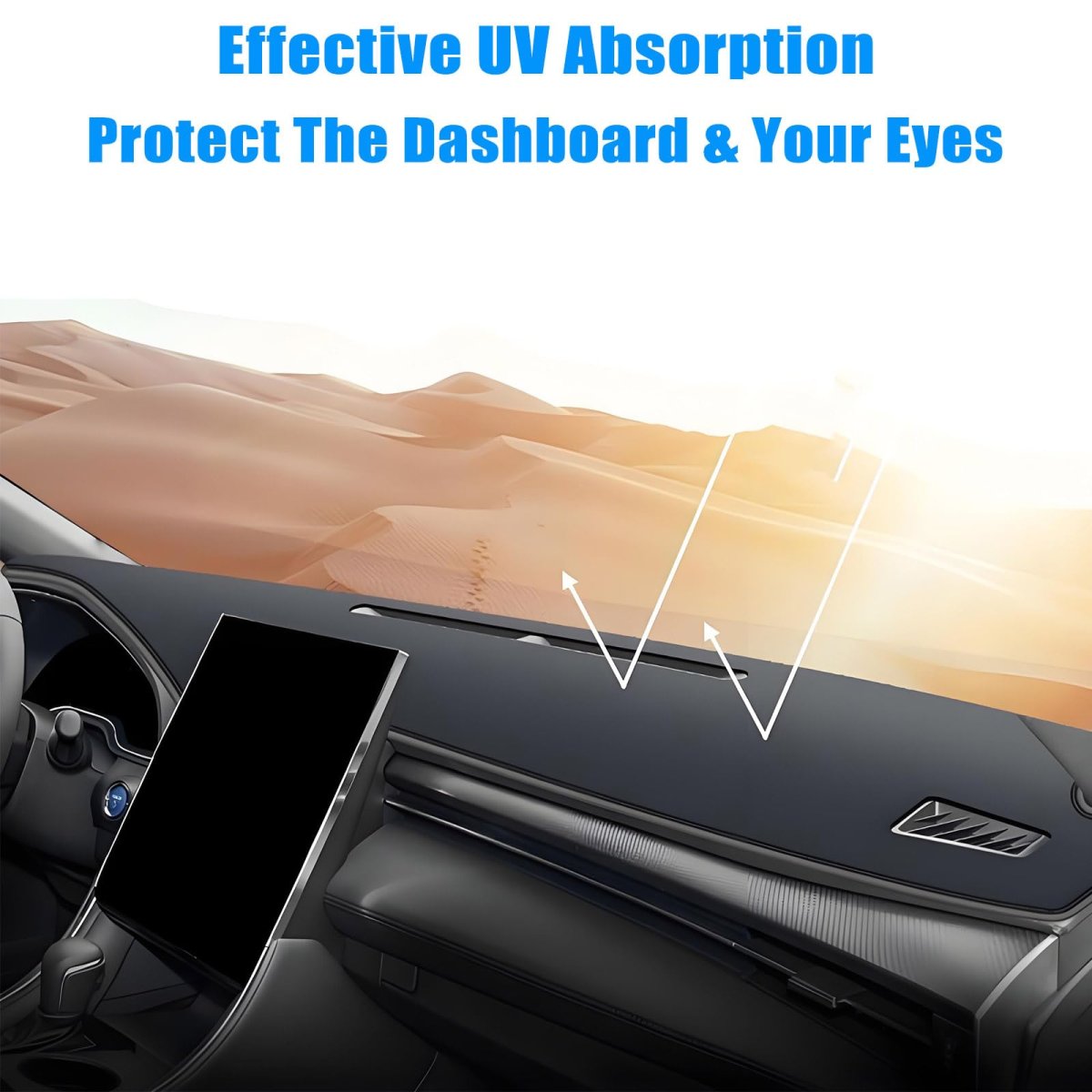 Dashboard Dash Cover For Dodge Ram 1500 2500 3500 2002 2005 Black Microfiber Leather Anti Glare Uv Protection Mat Airbag Safe