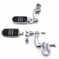 Adjustable Lightning Foot Pegs For Goldwing Vtx1300 Shadow Valkyrie 1 25 In Chrome Highway With 360 Degrees Rotation