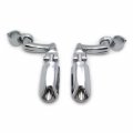 Adjustable Lightning Foot Pegs For Goldwing Vtx1300 Shadow Valkyrie 1 25 In Chrome Highway With 360 Degrees Rotation