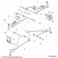 Polaris Rzr Control Arm Weld Front Lower Left 64 Indy Red Genuine Oem Part 1544336-293 Qty 1
