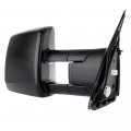Aintier Towing Mirror Compatible With 2007-2017 For Toyota Tundra Tow Power Adjusted Heated Turn Signal Light Black Housing