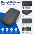 Black Center Console Lid For Toyota Rav4 2019-2025