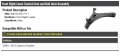 Front Right Passenger Side Lower Control Arm With Ball Joint Compatible 2009-2013 Subaru Forester