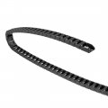 Drag Chain Cable Carrier Closed Type With End Connectors 7x15mm 1 Meter Plastic For Electrical Cnc Router Machines Black 