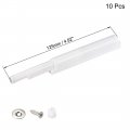 Uxcell Magnetic Touch Catch Latch Push To Open System Damper Buffer For Cabinet Door Cupboard White 10 Sets