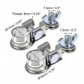 Uxcell Top Post Battery Terminal Clamps Positive Negative Set Tinned Copper 1 Pair