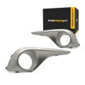 Fog Light Moldings For Toyota Highlander 2011 2012 2013 Front Driver And Passenger Side Pair Silver Replaces To1039154