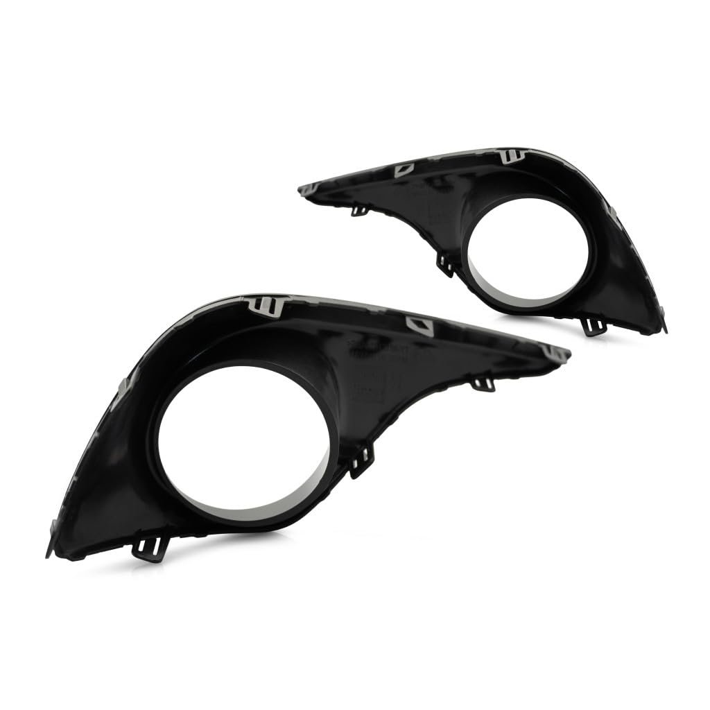 Fog Light Moldings For Toyota Highlander 2011 2012 2013 Front Driver And Passenger Side Pair Silver Replaces To1039154