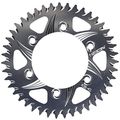 438-43 Silver 43 Tooth 530 Pitch Rear Sprocket For Sport Motorcycles Cnc Machined Aluminum Racing 