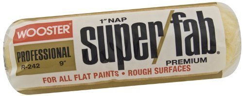R242-9 Professional Roller Cover 12 Pack 9 In Length With 1 Nap For Flat Eggshell And Satin Paints Stains Waterproofing Yellow
