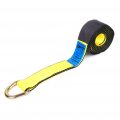 Ocpty Lasso Straps Yellow Premium Wheel Lift Tie Down 3300lbs 4 Sets 12inch X 2inch Tow For Emergency Towing Rope