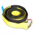 Ocpty Lasso Straps Yellow Premium Wheel Lift Tie Down 3300lbs 4 Sets 12inch X 2inch Tow For Emergency Towing Rope