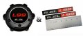 Combo A L99 6 2l Black Oil Cap In Billet Aluminum 2 X Pair Set Red Liter Real Engine Hood Emblem Badge Nameplate Crate For