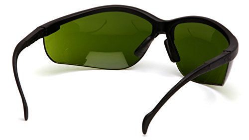 Pyramex Venture Ii Safety Eyewear 3 0 Ir Filter Lens With Black Frame