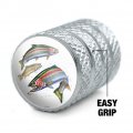 Rainbow Trout Fishing 8 Valve Stem Caps For Tire Rim Wheel Aluminum
