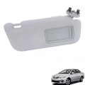 Right Side Sun Visor With Mirror Gray Replacement For Corolla Sedan 4 Door 2009 2010 2011 2012 2013 Passenger Sunshade Plastic 