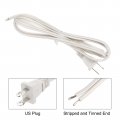 Uxcell 6ft Us Plug Lamp Cord 10pcs 18 2 Spt-2 Replacement Power Wire With Pure Copper Stripped End Ready For Extension Wiring