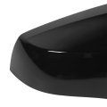 Keenso Side Mirror Covers Rearview Abs Material Black Style Car Exterior Cover Cap With Weather For Turn Signal Lights Right Oe