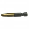 Titanium Nitride Square Drive Power Bits 2 X In S2 Modified Shock Resistant Steel Pack Of 25 