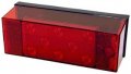 Peterson 856l Led Stop Turn Tail Rectangle With License Plate Light 