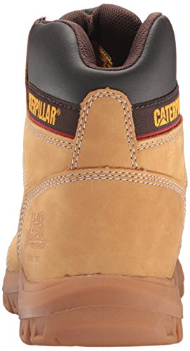 Caterpillar Mens Outline Steel Toe Work Boot Honey Reset 11 M Us