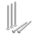 4-40x1-1 2 Pan Head Machine Screws 304 Stainless Steel Screw Phillips Drive Fully Threaded Bright Finish Pack Of 10 