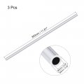 Uxcell 6063 Aluminum Round Tube 9mm Od 6mm Inner Dia 300mm Length Pipe Tubing 3 Pcs