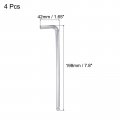 Uxcell 5 16 Ball End Hex Key Wrench L Shaped Long Arm Cr-v Repairing Tool Sae 4 Pcs