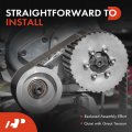 A-premium Belt Tensioner Assembly With Pulley Compatible Ford F650 F750 American Lafrance Alf Eagle Condor Autocar Llc Xpeditor