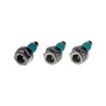 Torque Converter Bolts For Chevy Silverado 3500 2013 0 1 50 X 1 27 In Grade 8 Steel Hex Head Clear Chromate Finish 3 Pack 