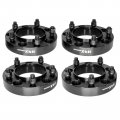 Hex 1 25 5x150 Black Hubcentric Wheel Spacers Adapters 4pcs 110mm Cb With 14x1 5 Studs For Toyota Tundra Sequoia Land Cruiser 