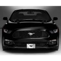 Ford Mustang License Plate Chrome Stainless Steel With 3d Black Pony Logo Official Licensed 11 88 In X 6 Plfd Ch3db