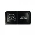 Ch4x4 Rocker Switch V2 Rear Led Light Bar Symbol Horizontal Amber
