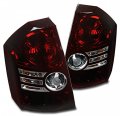 Tail Brake Lights Rear Lamps Red Smoke Lens For 2008-2010 Chrysler 300 Base Touring 