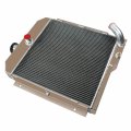 Alloyworks 3 Row All Aluminum Radiator For 1965-1971 1966 Jeep Cj Cj5 Cj5a Buick V6 Engine