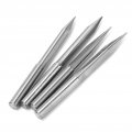 4pcs Cnc Router Bits V Groove Engraving 15 20 25 30 Degree 4mm Shank 2 Flutess Wood Carving Bit Straight Bit For Plywood Mdf