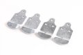 Red Hound Auto Qty 4 Straight Brackets Wood Sides Stake Body Utility Latch Rack Gate Trailer 4pc Panel Connector