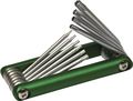 Performance Tool 20147 Aluminum 10-piece Folding Star Hex Key 