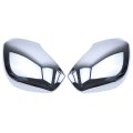 2pcs Chrome Front Driver And Passenger Side Rearview Mirror Cover For Infiniti Qx56 2011-2013 Qx80 2014-2022 