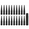 Ocpty 14x1 5 Wheel Lug Nuts 20pcs Closed Black Nut 4 0 90 Oem Factory Replacement For Cadillac Chevroletd Gmc Jeep Lincoln Ram