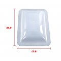 G-plus Skylight Cover Exterior Semi-transparent Camper Compatible With Most Models 17 5 X 26 75 Plastic