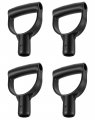 Shovel D Grip Handle 4 Pack 1-1 8 Insideiameter Pvc D Shaped Replacement For Digging Raking Tools 