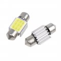 Uxcell 10 Pcs Cool White 31mm Cob 9 Led 1 86w Festoon Dome Car Light Interior Lamp Bulb