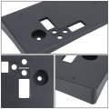 Factory Style Front License Plate Mounting Bracket Compatible With Lexus Rx350 Rx450h 10-12 Matte Black