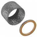 Caltric Muffler Gasket Compatible With Yamaha Yfz450v 2006-2007 3vd-14613-01-00