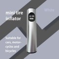 Usonline911 Portable Air Compressor Mini Tyre Inflator Electric Tire Pump For Car Bicycle Rechargeable With Led Light Sliver