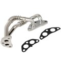 Engine Oil Cooler Line Hose Lower Pipe Assembly W Gaskets Compatible For 2007-2016 Lexus Rx350 Rx450h 2008-2019 Toyota 