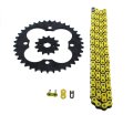Fits Honda Trx250r 250r 520-96 Yellow Non O Ring Chain Sprocket Black 13 38 