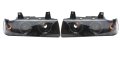 Distributed Dual Halo Projector Headlight Set For Bmw E36 3-series 4dr Sedan Black 