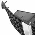 Non Around View Monitor Ni1200275 Factory Style Front Grill Grille Assembly With Chrome Shell And Black Square Mesh Insert